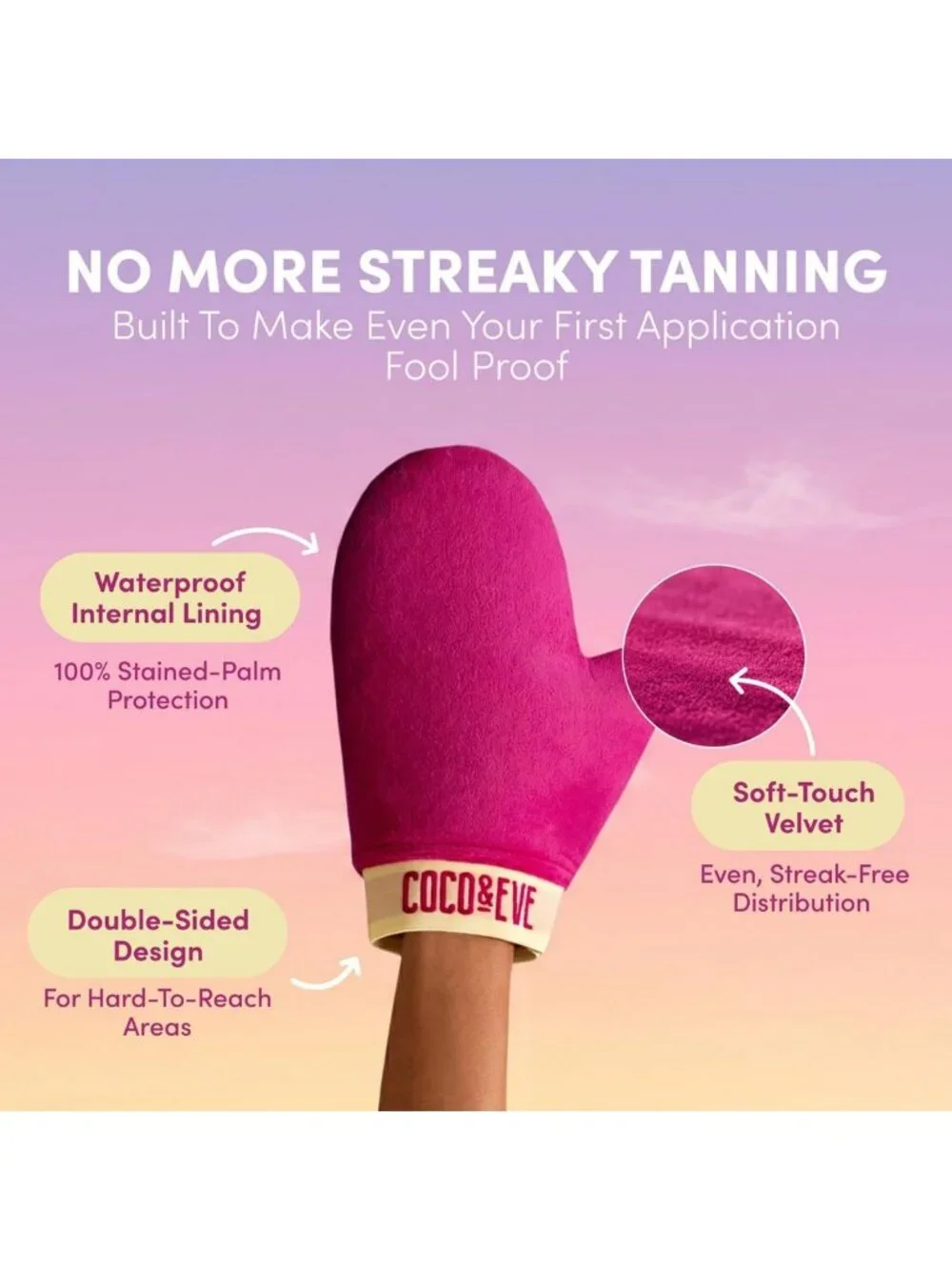Self Tanner Mousse Kit - Dark Bronzing Foam & Tanning Mitt for Flawless Glow